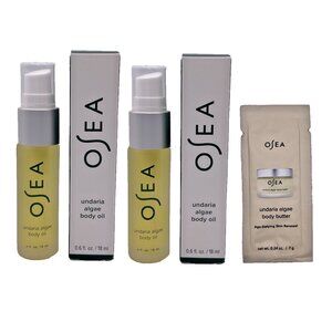 OSEA 5 Piece Set Undaria Algae Body Oil 4 x 18ml Body Butter 1 x 7g NEW Skincare
